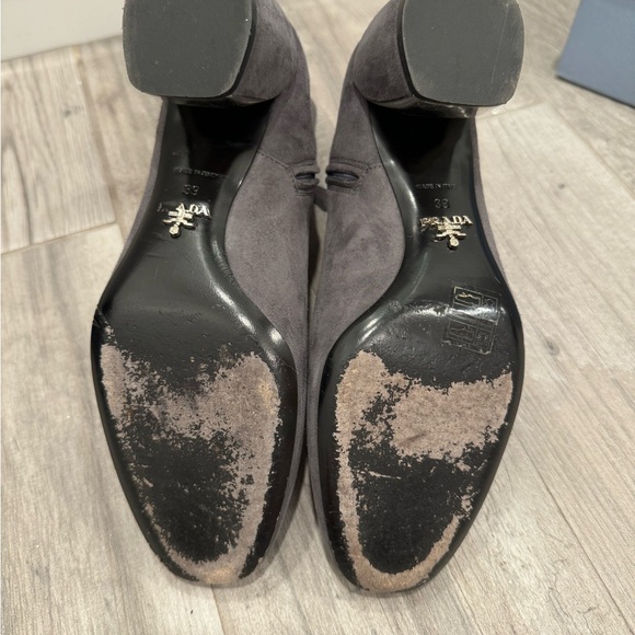 Prada Milano Dal 1913 Nebbia gray Boots - Picture 3 of 15